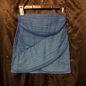 Blue Mini Skirt